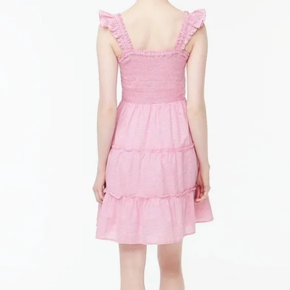 Jcrew factory size xs Striped smocked tiered mini dress - Picture 5 of 5